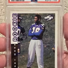 1998 SCORE RANDY MOSS(HOF) ROOKIE #235 PSA 9 MINT VIKINGS