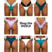 FAE Swim GIZELE Bikini Bottom - Medium - Cosmos - Recycled Sustainable ECONYL®