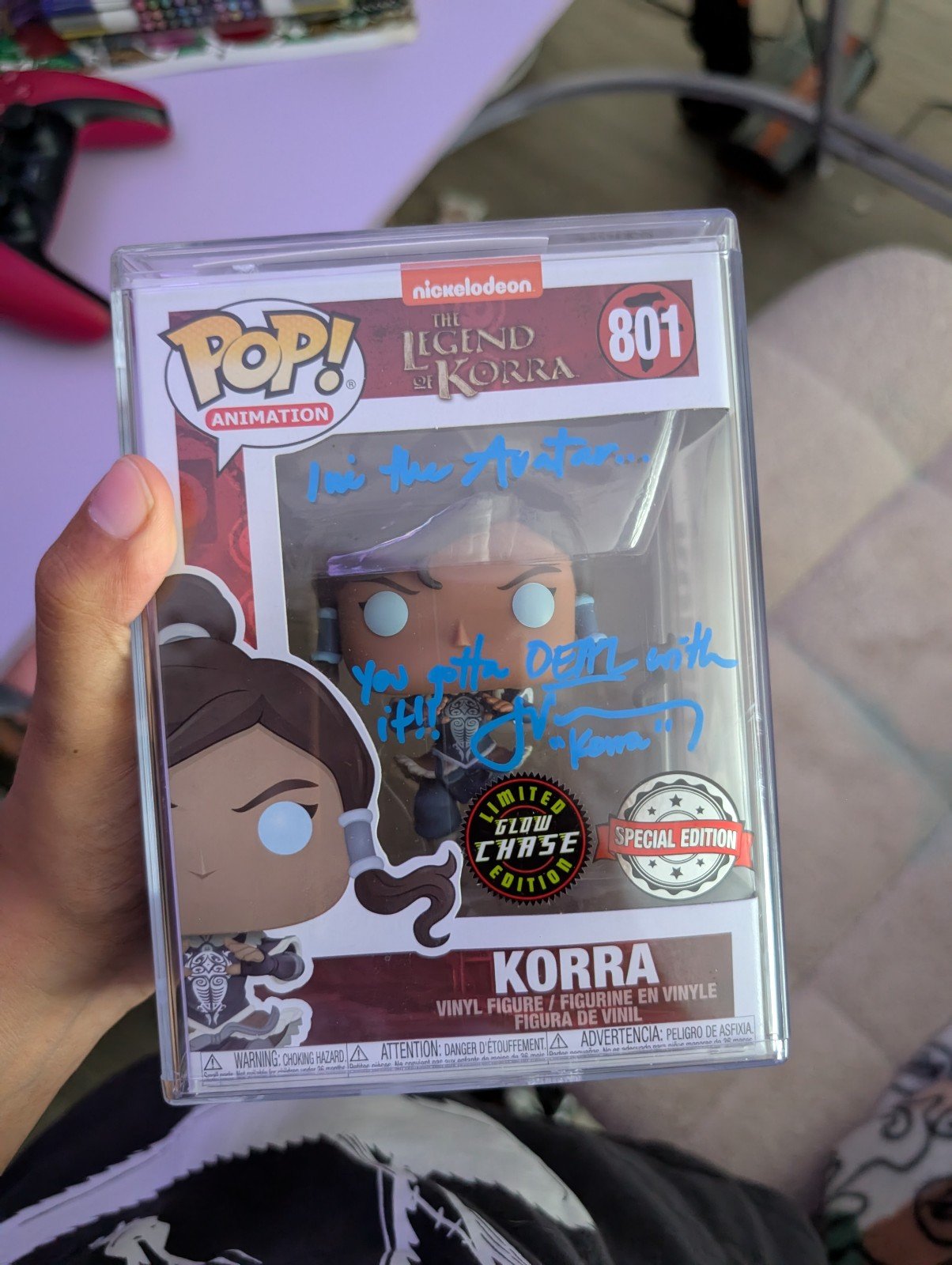 The Legend Of Korra: Korra Funko Pop signed