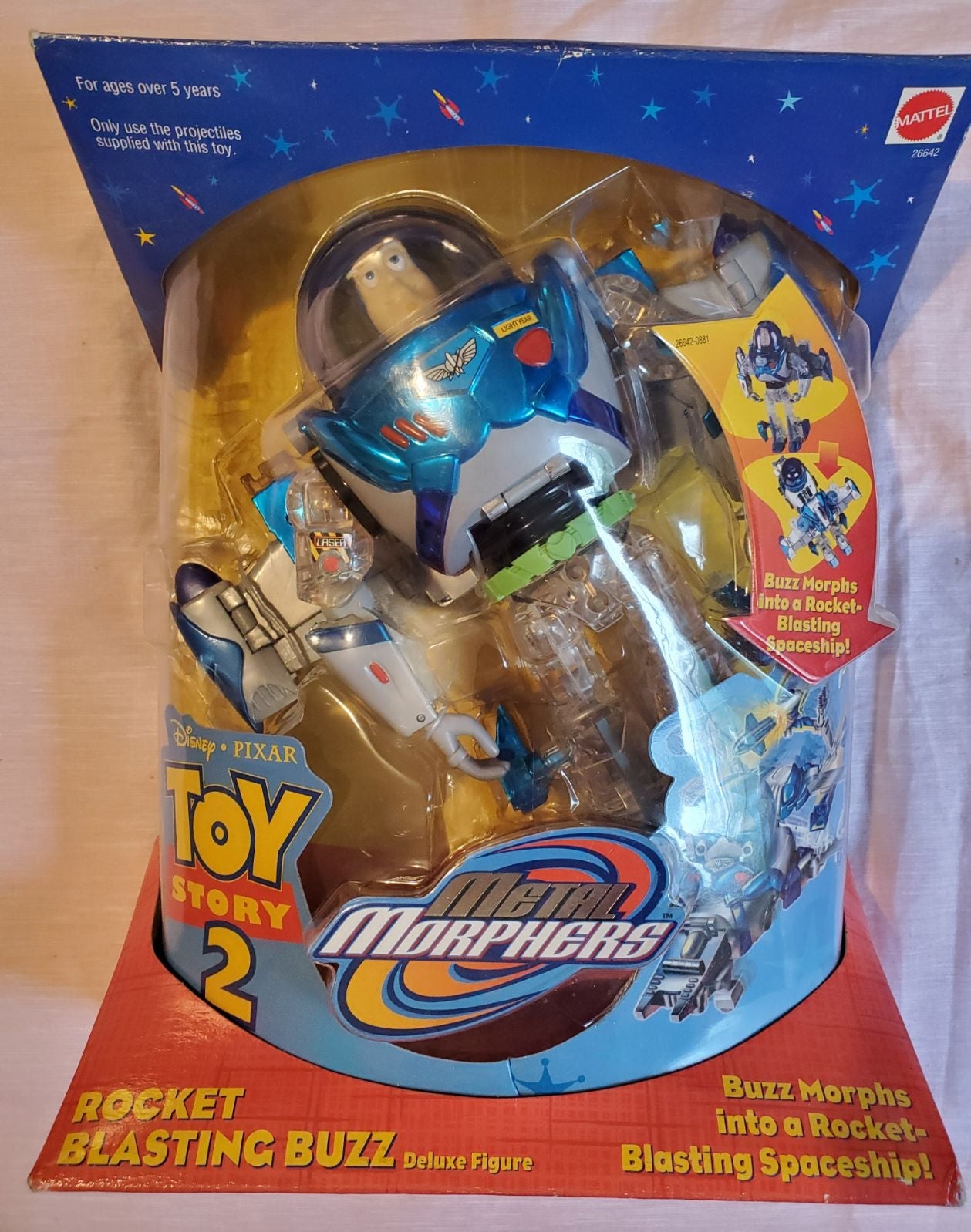 Rare Vintage Buzz Light-year Metal Morphers New in Box 2000