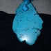 Y2K Sky Resort Halter Style top blouse with Real Blue Stone Turquoise size small