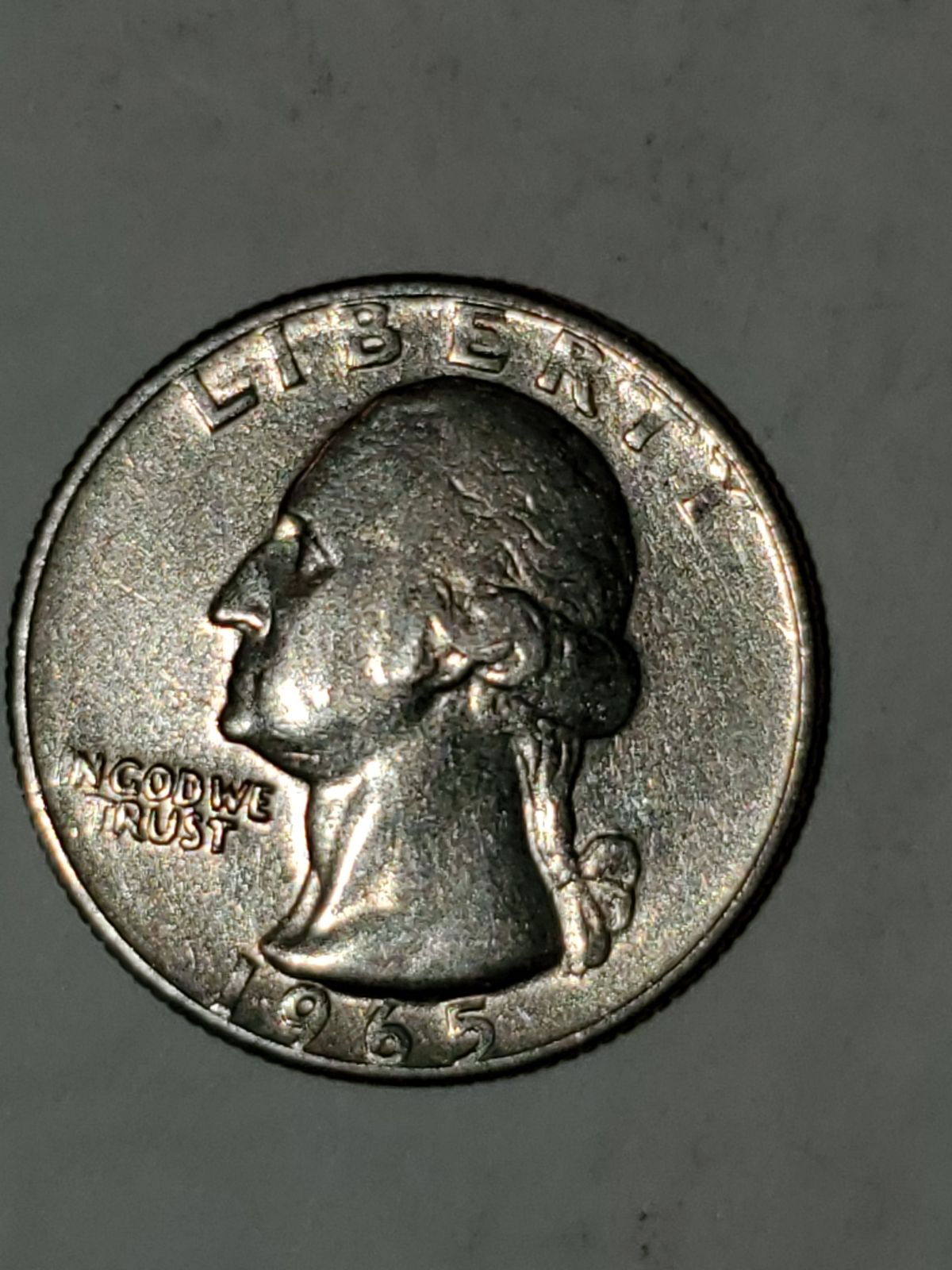1965 quarter no mint mark