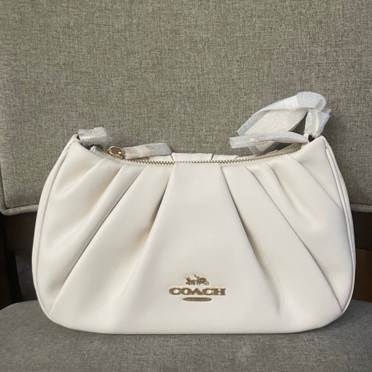 NWT！COACH TERI SHOULDER BAG WITH RUCHING（COACH CT761）fast shipping