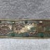 Gold Art Deco Handmade Wide Buckle Beads Signed Great Vintage Condition
