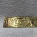 Gold Art Deco Handmade Wide Buckle Beads Signed Great Vintage Condition