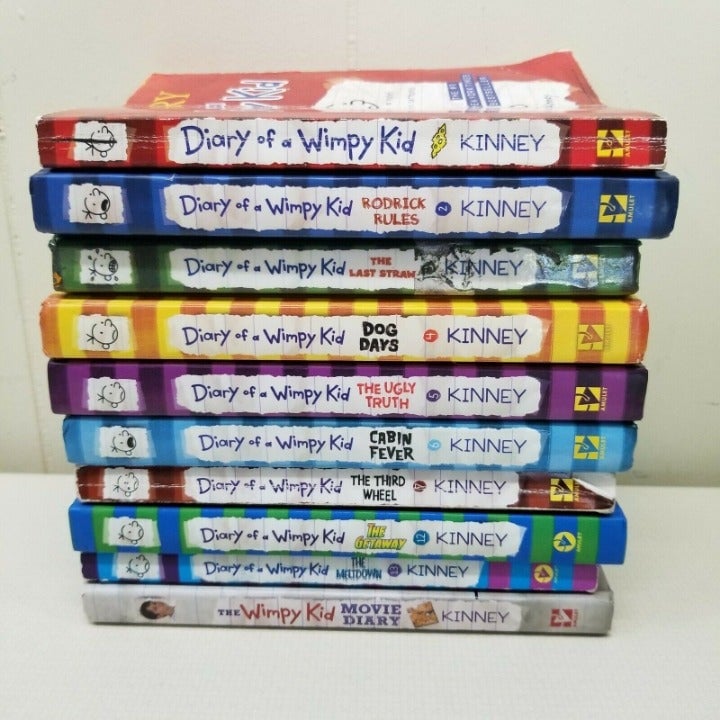 10 Diary of a Wimpy Kid Book Lot