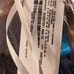 White strapless wedding gown size US10