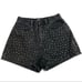 BDG Urban Outfitters Black Studded Mom Jean Shorts High Rise Size 26 New