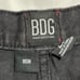 BDG Urban Outfitters Black Studded Mom Jean Shorts High Rise Size 26 New