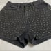 BDG Urban Outfitters Black Studded Mom Jean Shorts High Rise Size 26 New