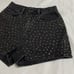 BDG Urban Outfitters Black Studded Mom Jean Shorts High Rise Size 26 New
