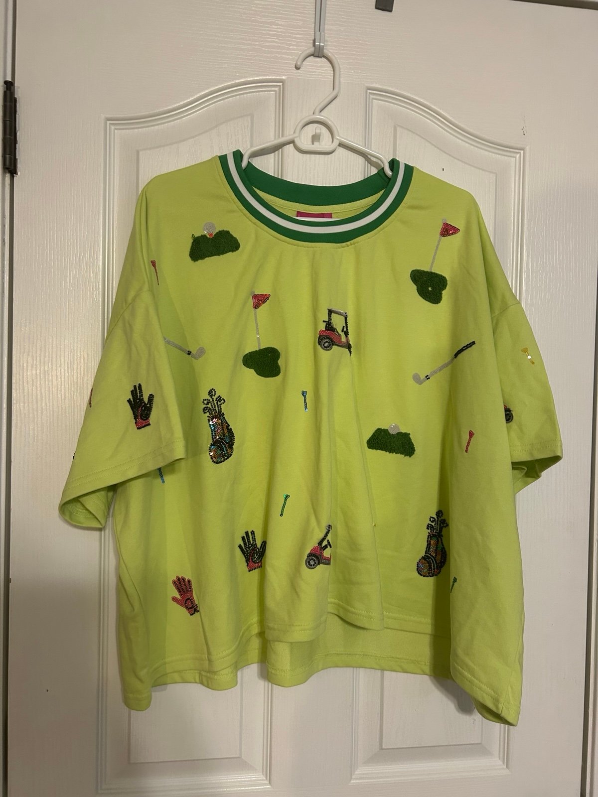 Queen of Sparkles golf shirt