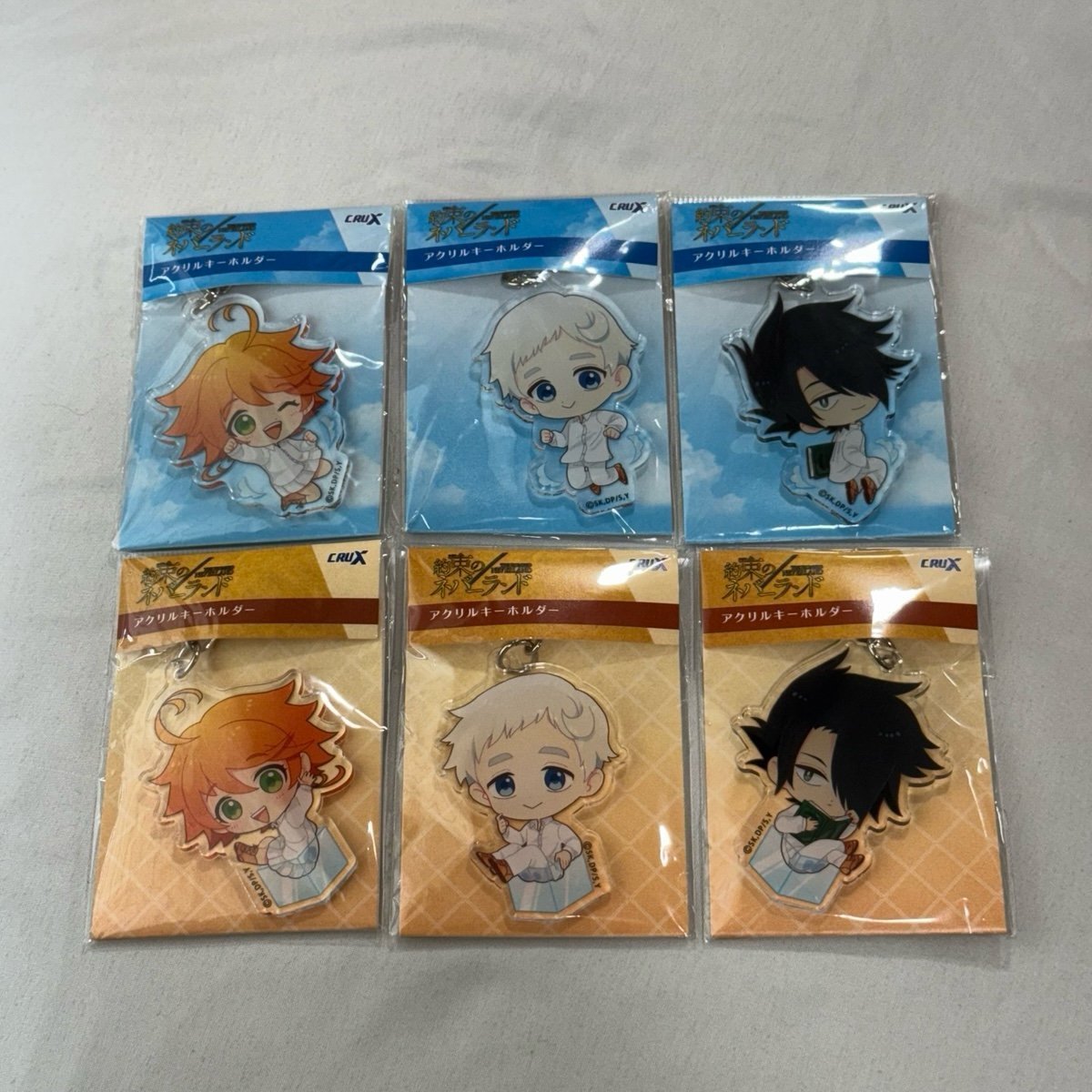 The Promised Neverland Acrylic Keychain Bundle (Crux) [RESERVED]