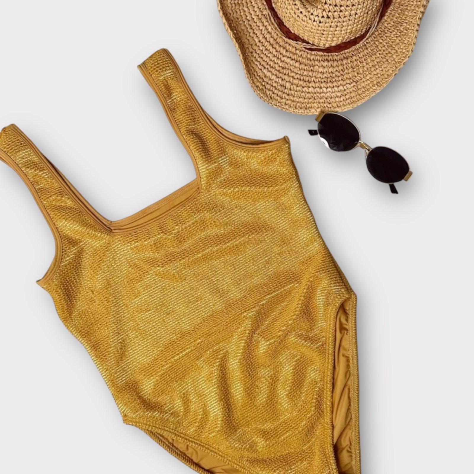 Montce Swim Allie Gold One Piece