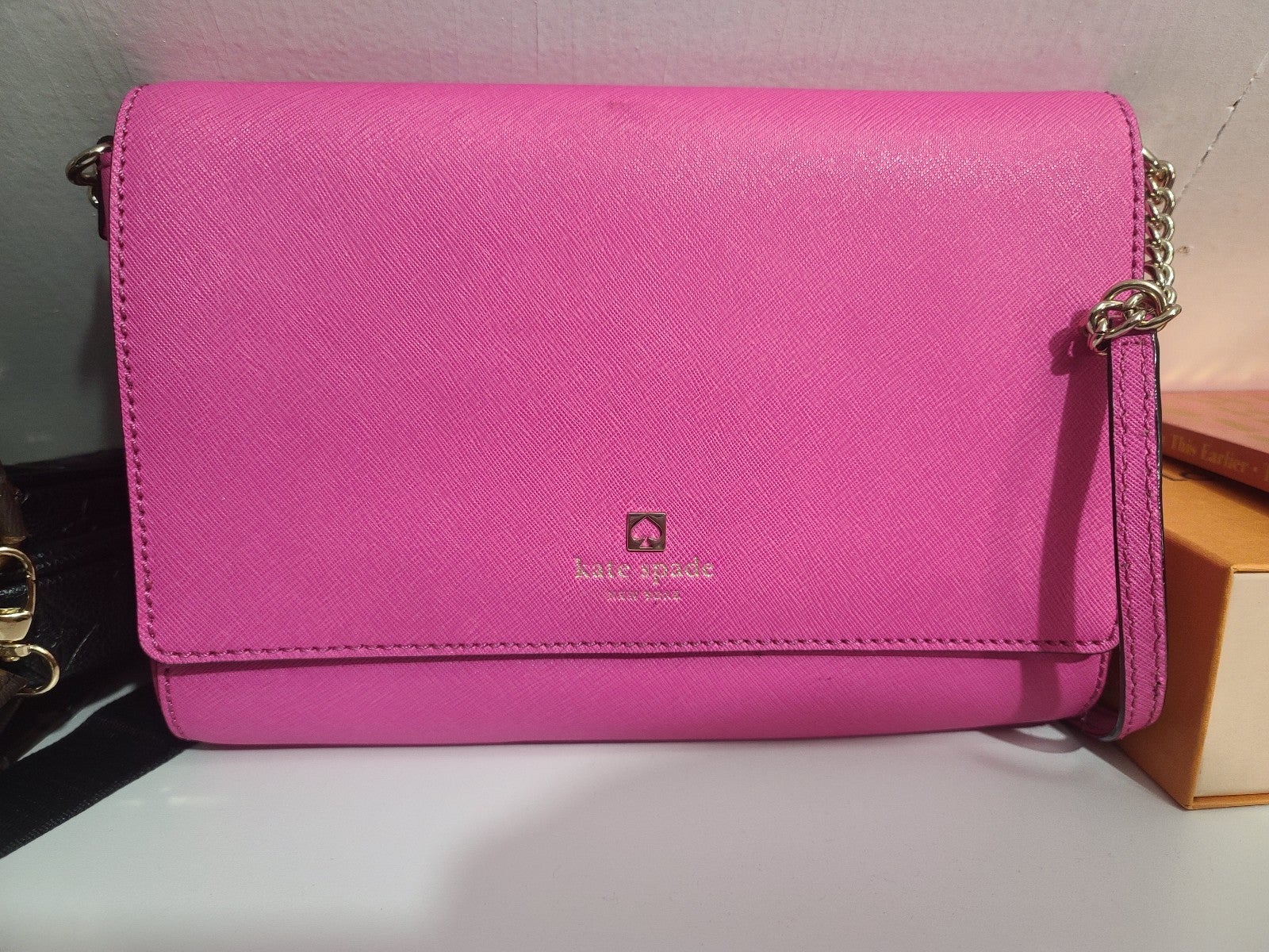 Kate Spade New York Bare Refined Grain Leather Crossbody Bag