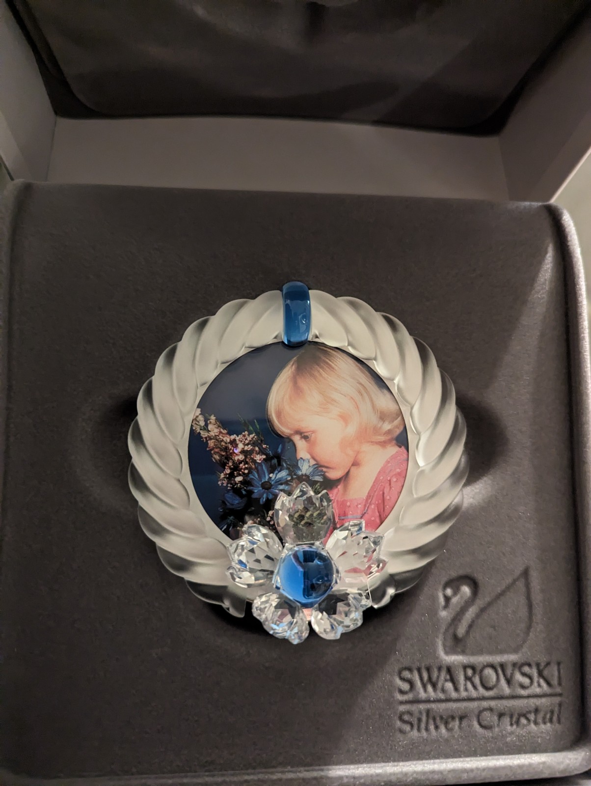 Swarovski Crystal Figurine Picture Frame Mint