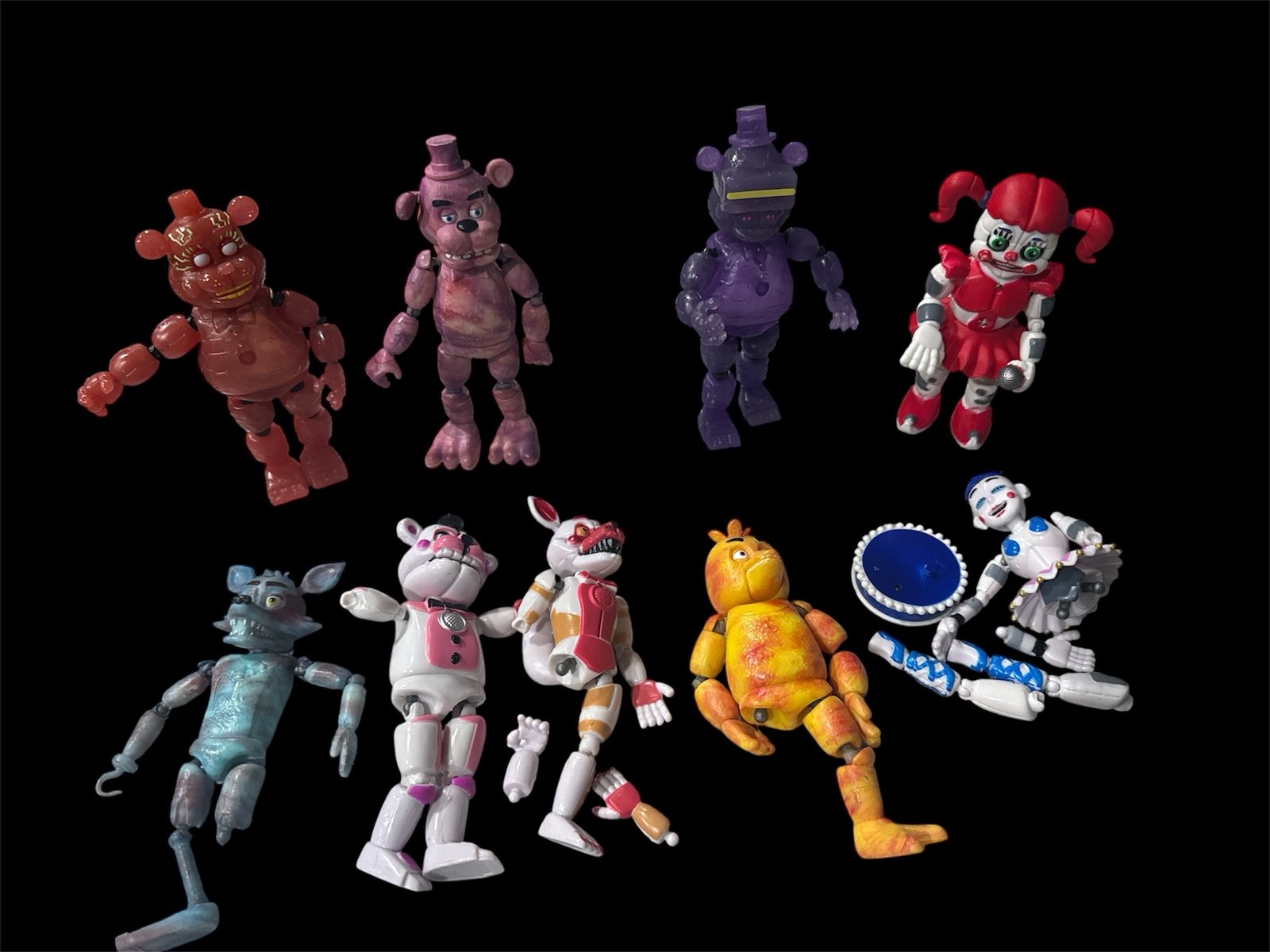 Five Nights At Freddy's Fnaf Figures Bundle Job Lot Complete Figs
