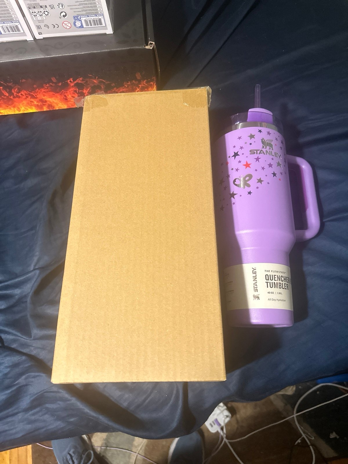 stanley x olivia rodrigo purple tumbler galaxy