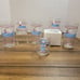 Set of 6 Glasses Houston Oilers 3 Tall, 3 Short - Vintage