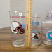 Set of 6 Glasses Houston Oilers 3 Tall, 3 Short - Vintage