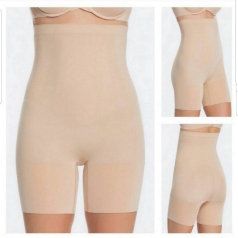 SPANX OnCore High-Waisted Mid-Thigh Short