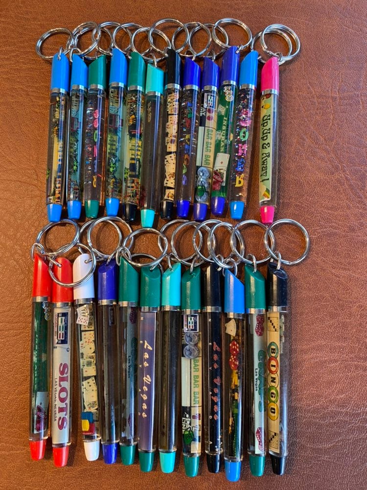 Vintage Floaty Gambling Keychains