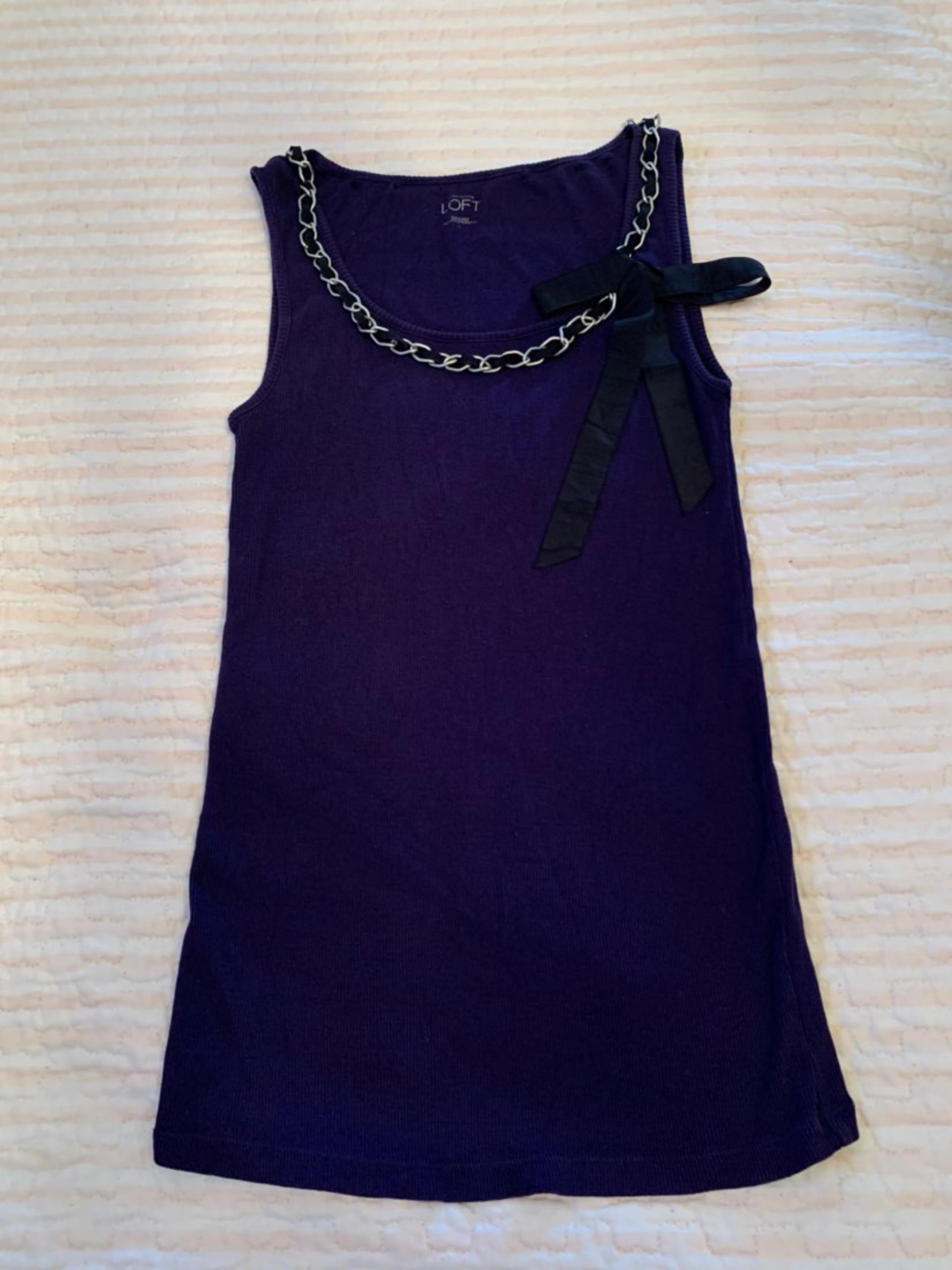 Purple LOFT Tank Top shirt