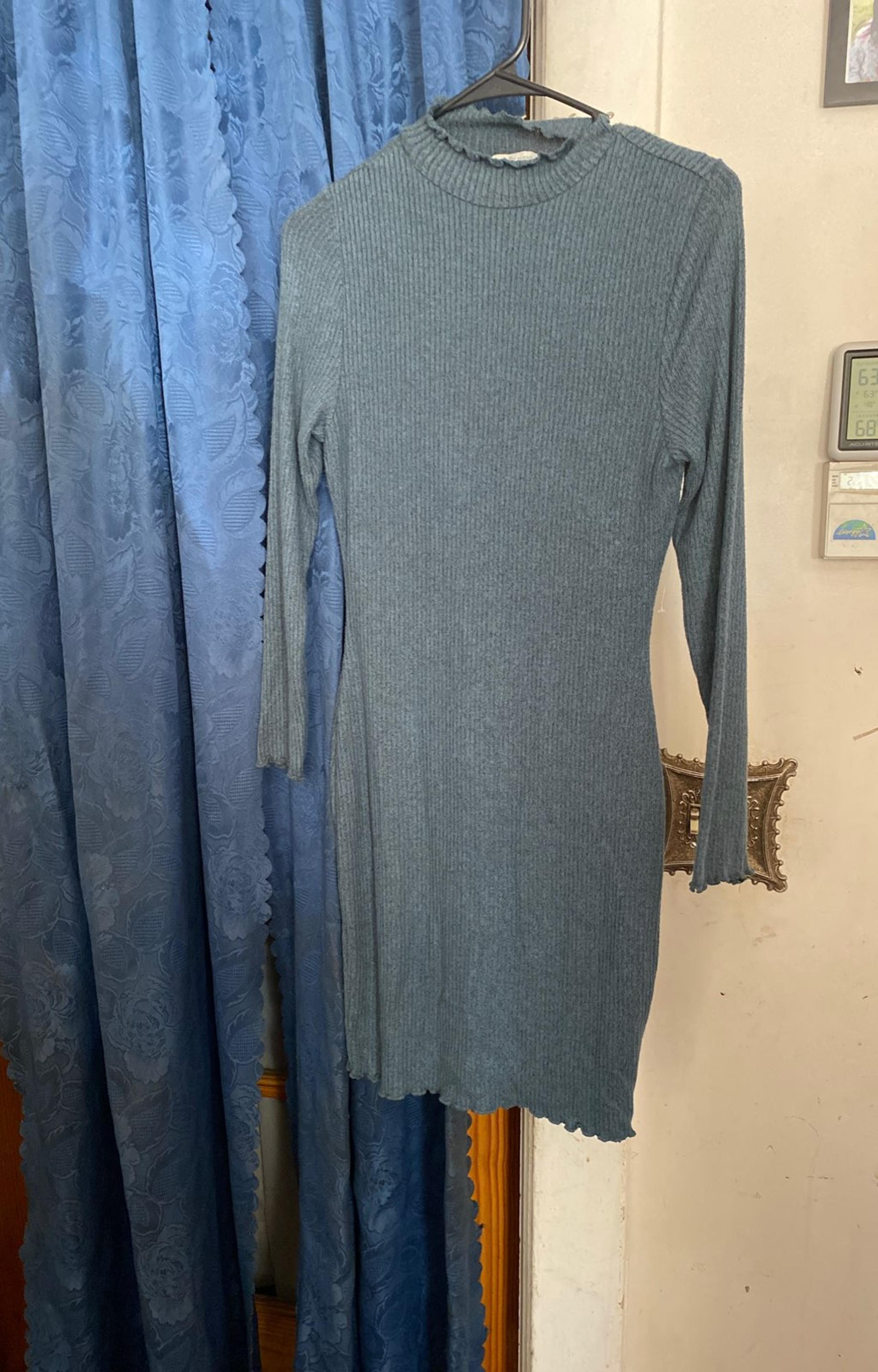 Long sleeve dress slim fit