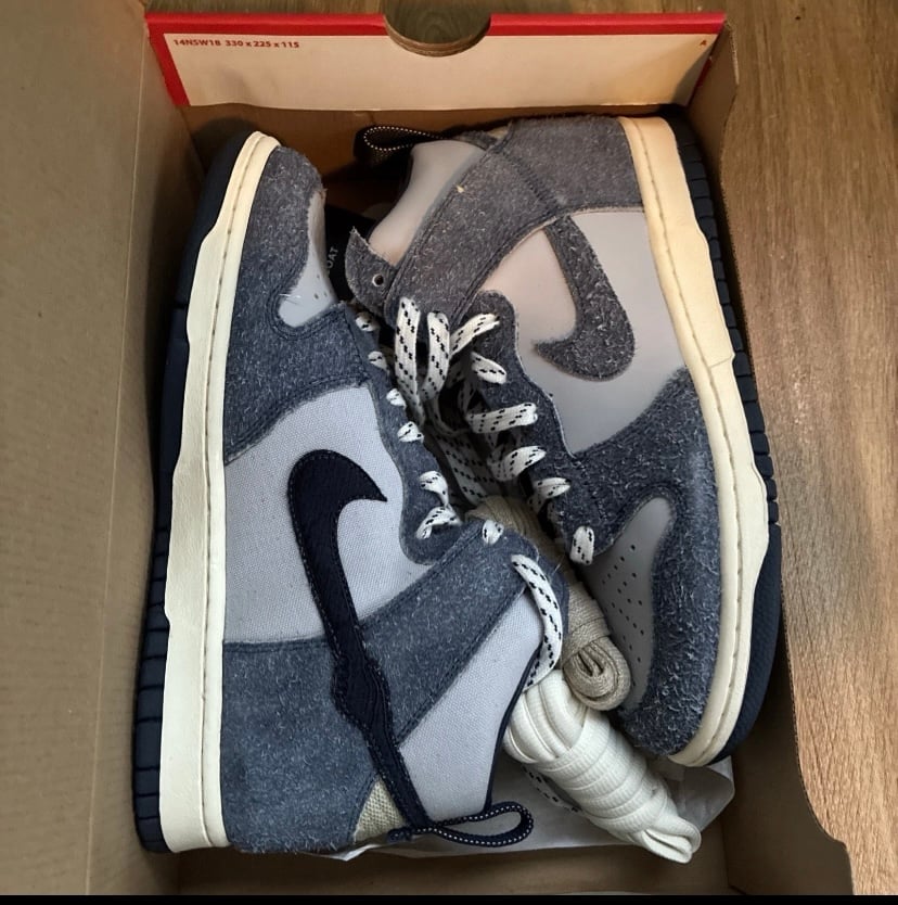 Nike Dunk High x Notre Midnight Navy 2021 Size 8 Mens Excellent condition adidas