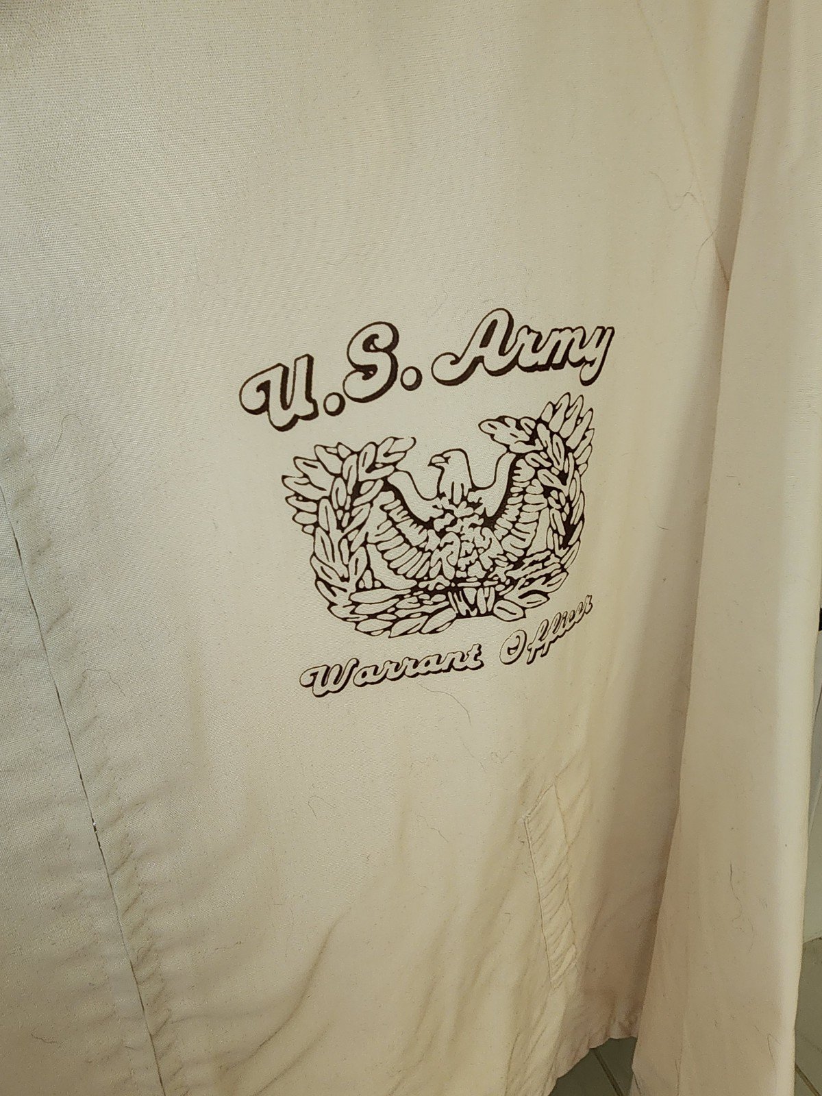 Rare VINTAGE US Army Warrant Officer Jacket SZ L