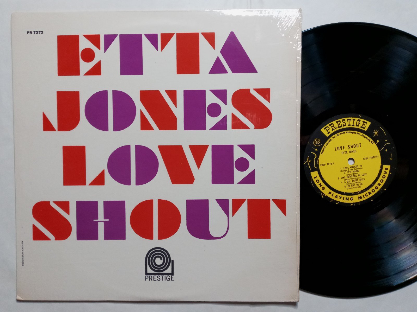 Etta Jones Love Shout LP 1963 PRESTIGE PRLP 7272 MONO FIREWORKS-IN SHRINK-VG+