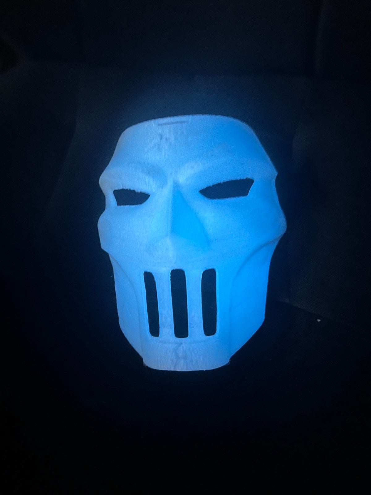 Glow in the dark casey johns mask from ninja turtle mask only