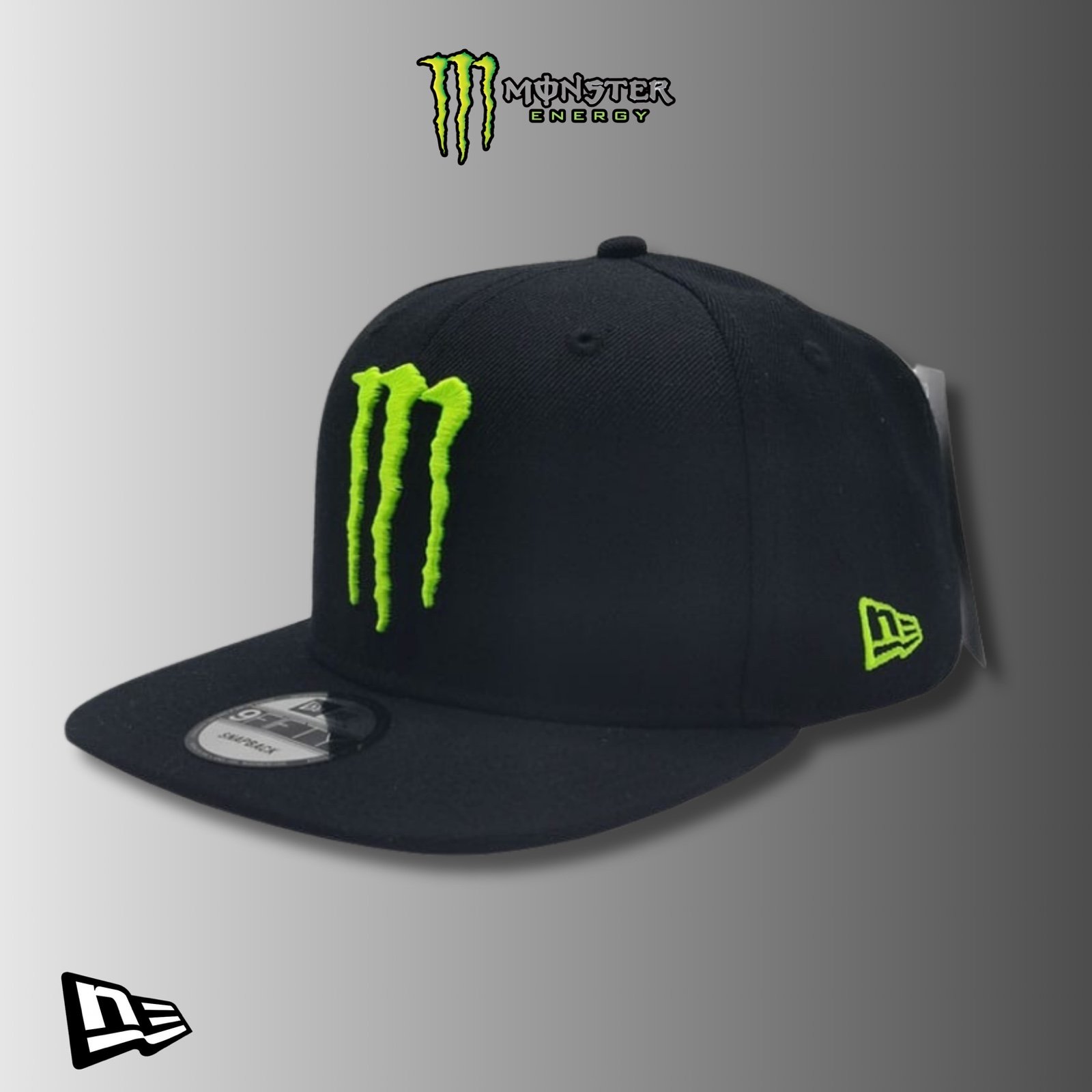 Hat New Era Black Classic 9FIFTY Athlete Only with Premium Box and Sticker