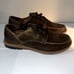 BORN Brown Thyra Distressed Leather Lace Up Shoes-7.5
