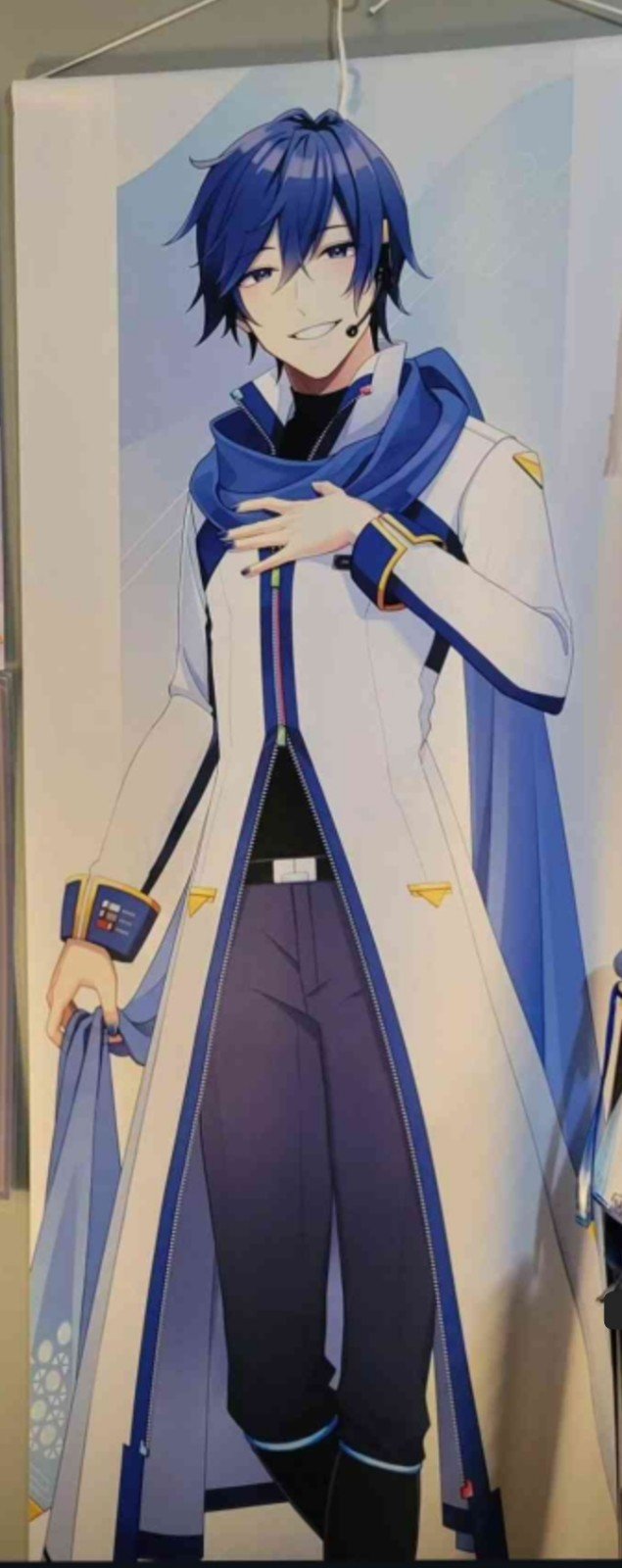 Nokuhashi Vocaloid Kaito V3 life-sized wall scroll (READ
