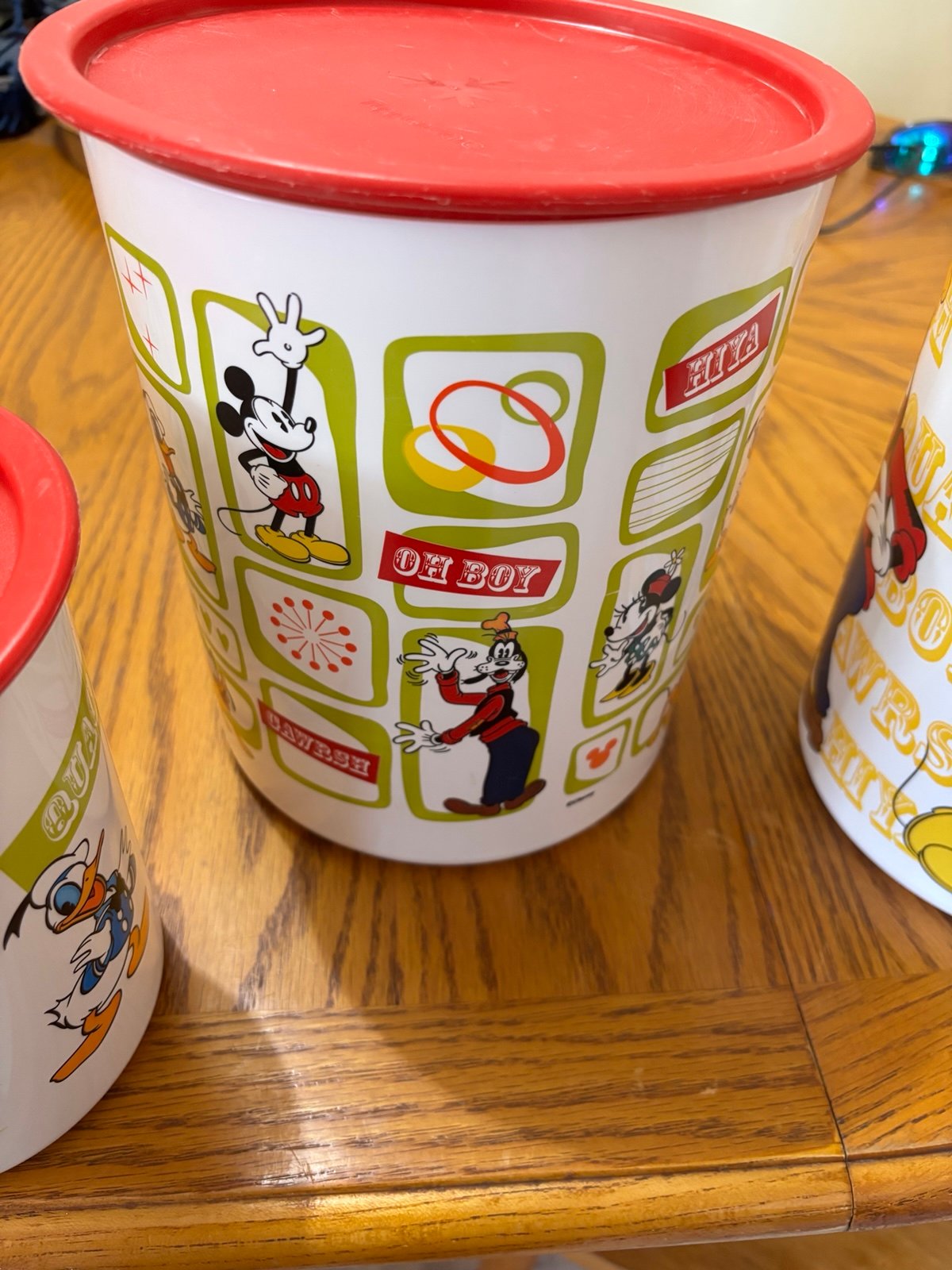 Disney Tupperware Canister Set
