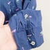 TALBOTS TREASURE ISLAND PRINT LONG SLEEVE BUTTON DOWN SHIRT NAVY BLUE SIZE 2X