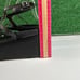 Matisse Platform Wedge Sandals Ankle Strap Snake Embossed Leather Black Womens 9