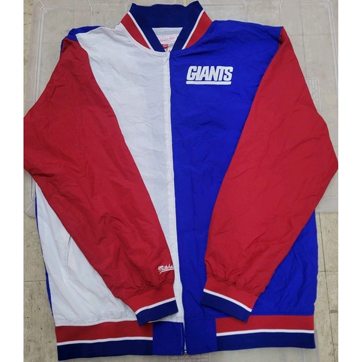 MITCHELL AND NESS NFL New York Giants Superbowl XXI Jacket Size 2XLT MN57PS-GI