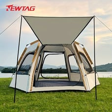 Fiberglass Pole, 210D Silver-coated Oxford Automatic Tent, Rainproof, Sunproof