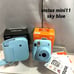 Excellent condition instax mini11 sky blue instant camera with case.