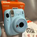 Excellent condition instax mini11 sky blue instant camera with case.
