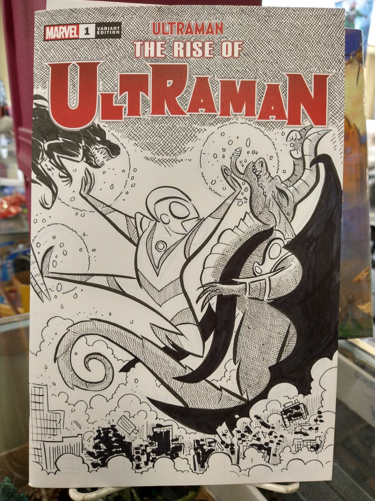 Sketch Cover for Ultraman #1 (Marvel)