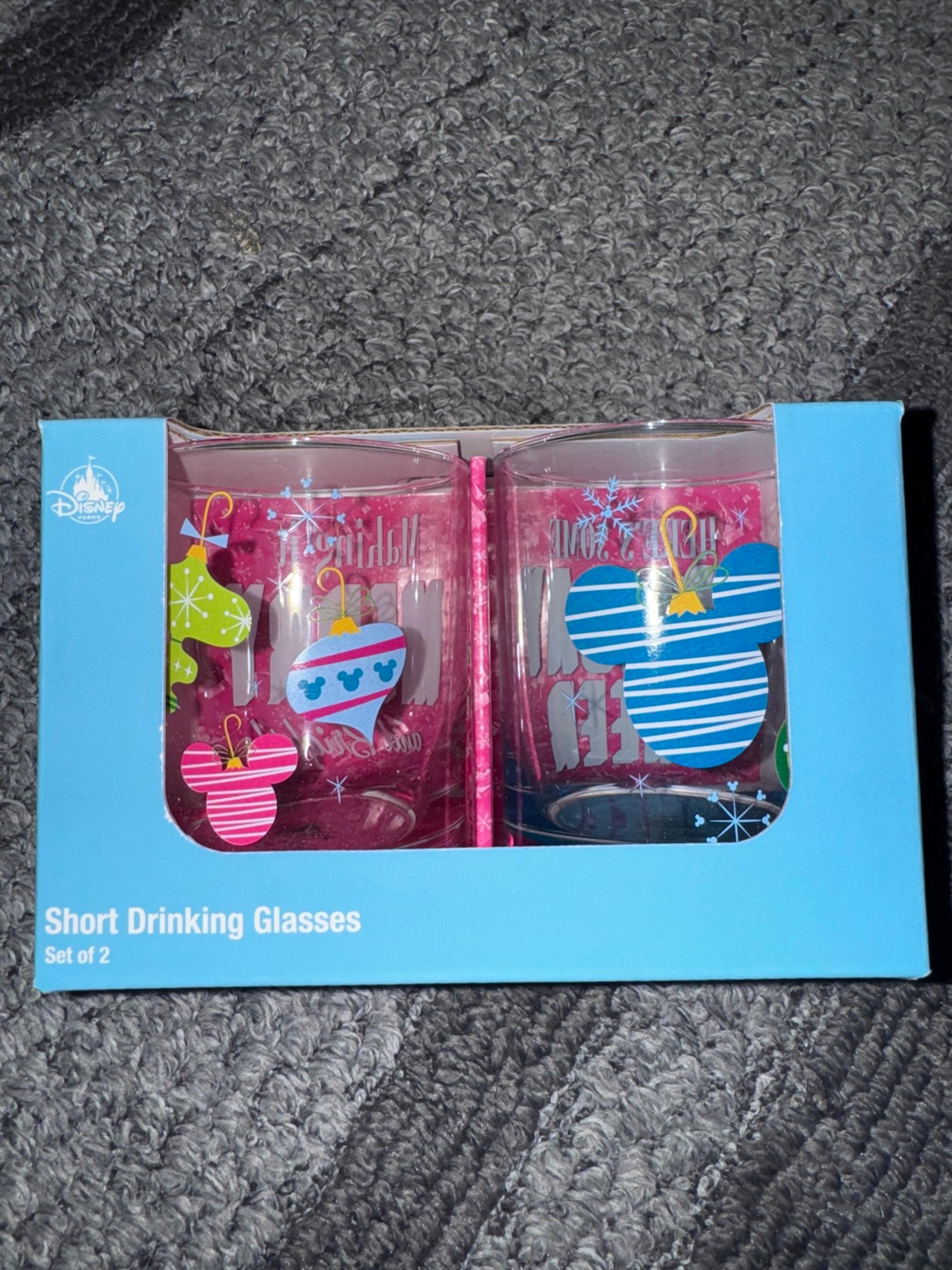 Disney parks drinking glasses