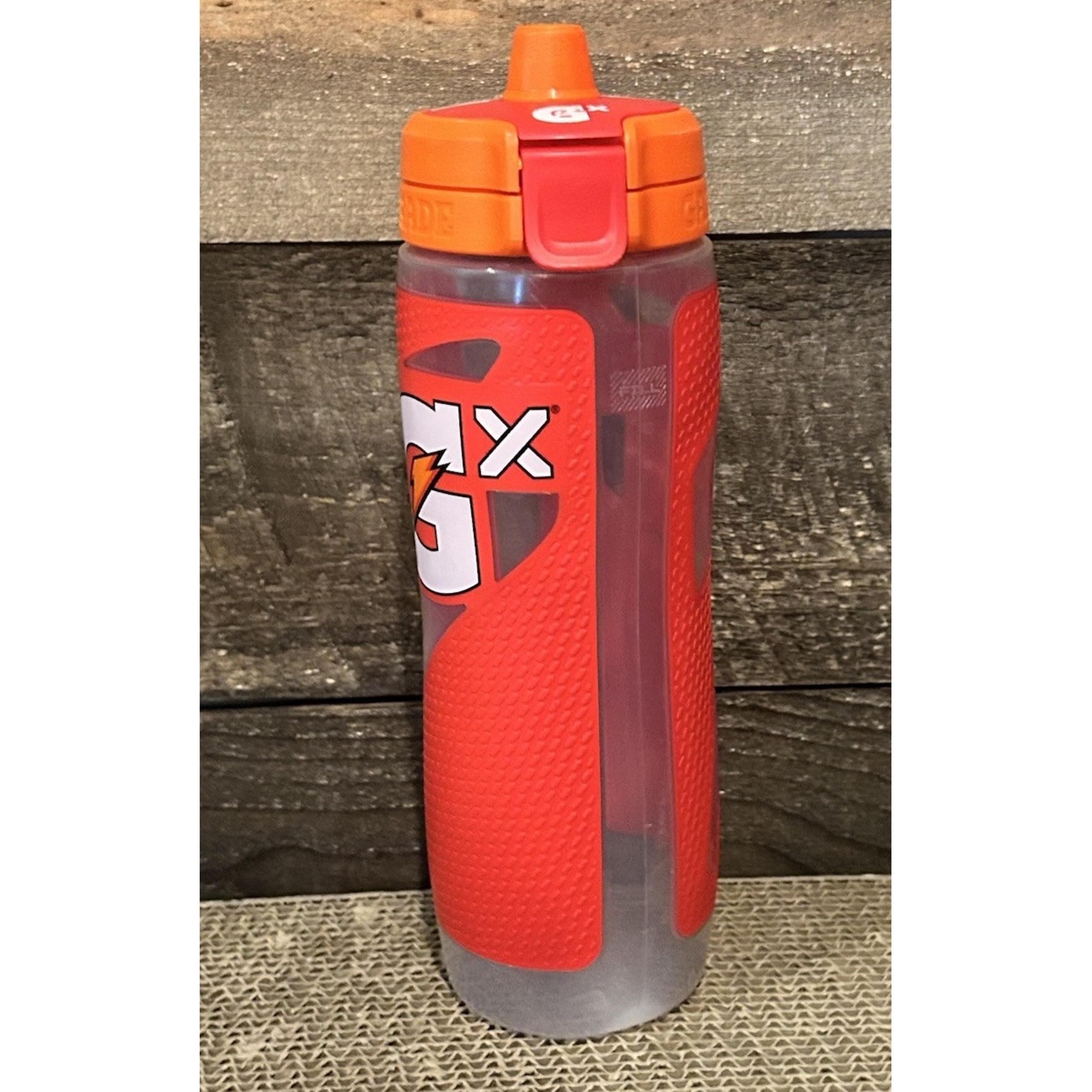 Gatorade 30 Oz GX Squeeze Water Bottle Red Sport Gym Training