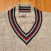 Vintage Fieldmaster Sweater XL Classic Knit V Neck Gray Cotton Grandpacore Prepp