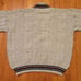 Vintage Fieldmaster Sweater XL Classic Knit V Neck Gray Cotton Grandpacore Prepp
