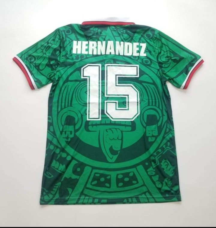 Mexico retro soccer jersey Hernandez