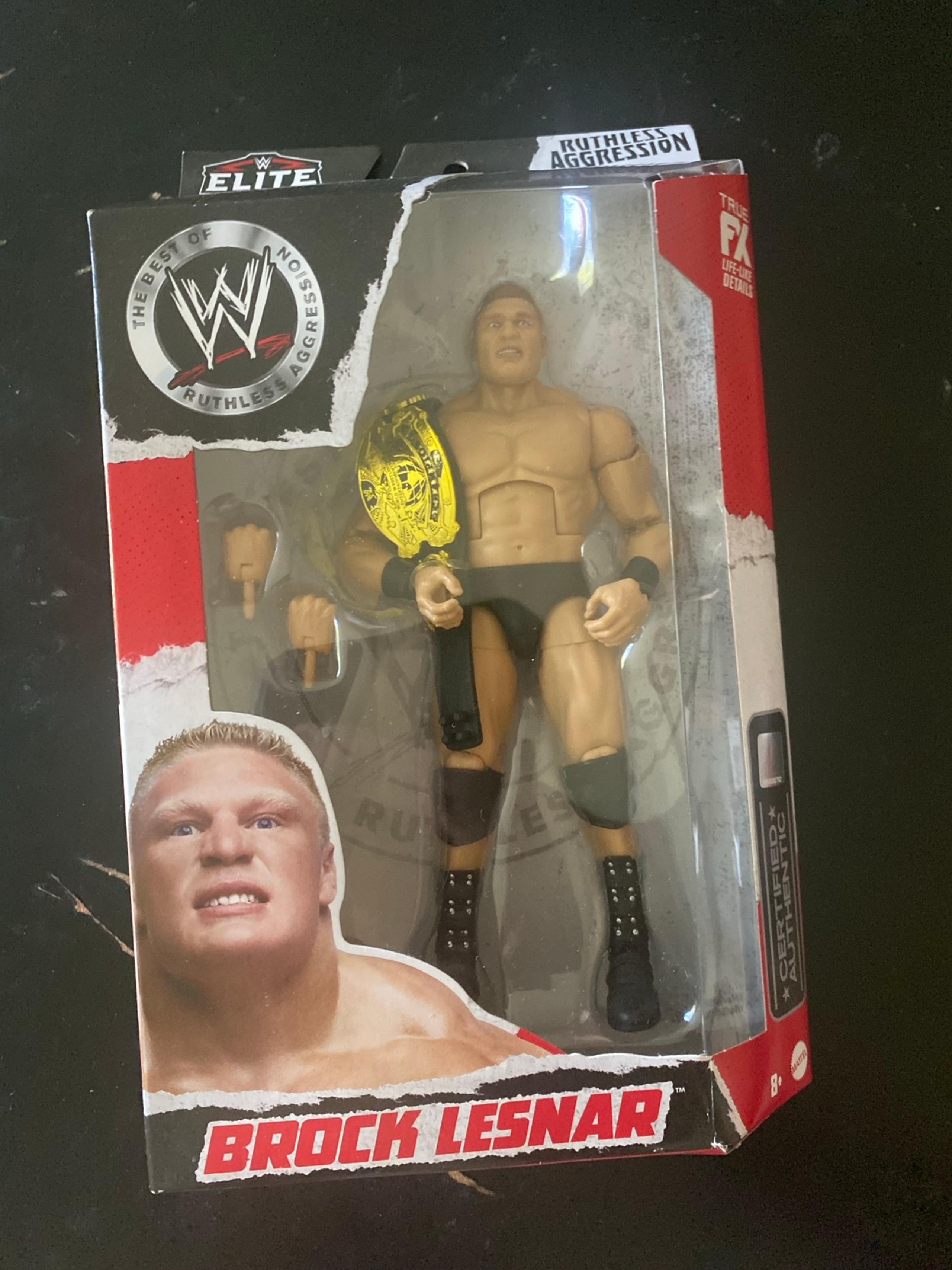 Mattel WWE Brock Lesnar Ruthless Aggression Action Figure - Damage Walmart