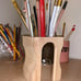 Suck UK Wood Pen Holder & Pencil Holder Office Desk Accessories & Wooden Desk De